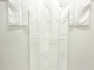 風景模様織出し単衣長襦袢